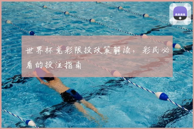 世界杯竞彩限投政策解读,彩民必看的投注指南