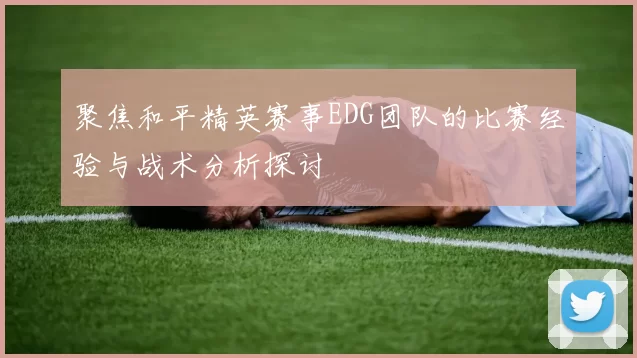 聚焦和平精英赛事EDG团队的比赛经验与战术分析探讨