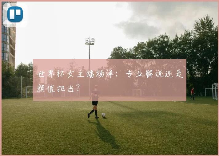 世界杯女主播杨洋:专业解说还是颜值担当?